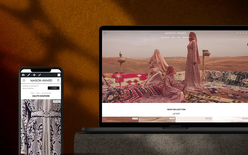 Maison Ahmed Web Design Company in Kolkata Mobile Case Study 1