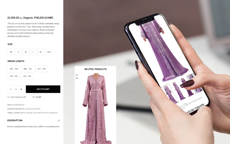 Maison Ahmed Web Design Company in Kolkata Mobile Case Study 3