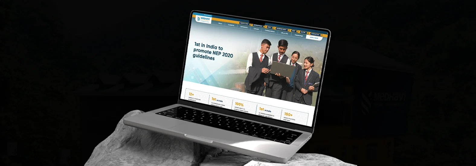 Medhavi Website Company in Kolkata Case Study 2