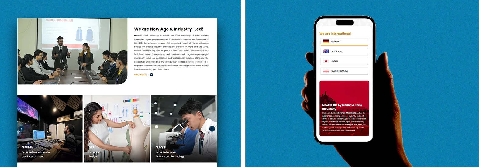 Medhavi Website Company in Kolkata Case Study 3