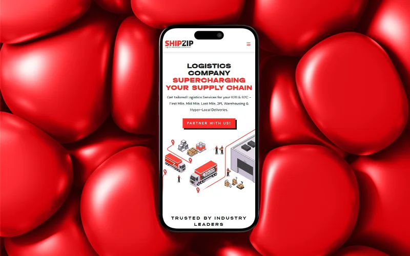 Shipzip Web Design Company in Kolkata Mobile Case Study 2