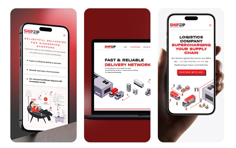 Shipzip Web Design Company in Kolkata Mobile Case Study 3